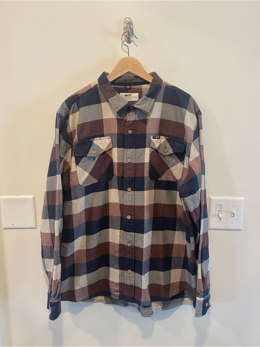 Jetty heavy duty flannel shirt men’s XXL 100% organic cotton plaid outdoors
